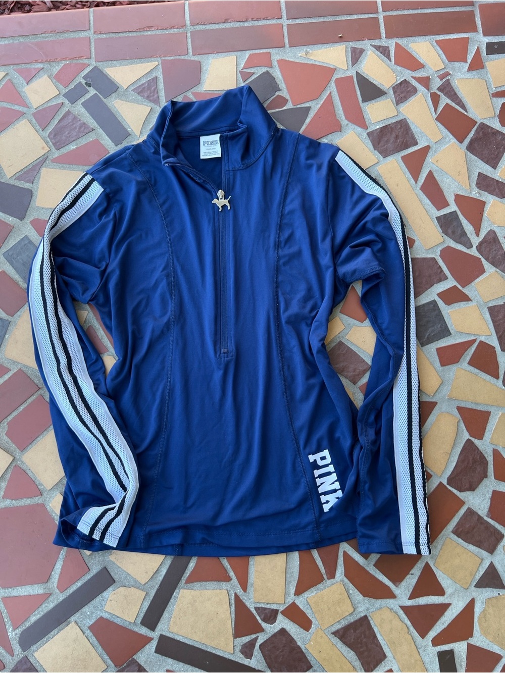 PINK Victoria's Secret Navy Quarter Zip